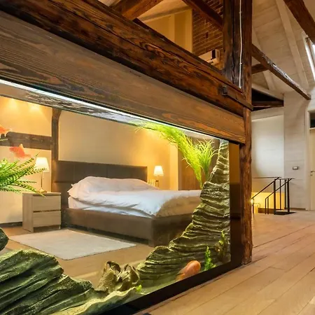 شقة Old Port Lux Riverview Duplex In Center بلغراد